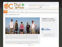 Tablet Screenshot of octrailrunners.org